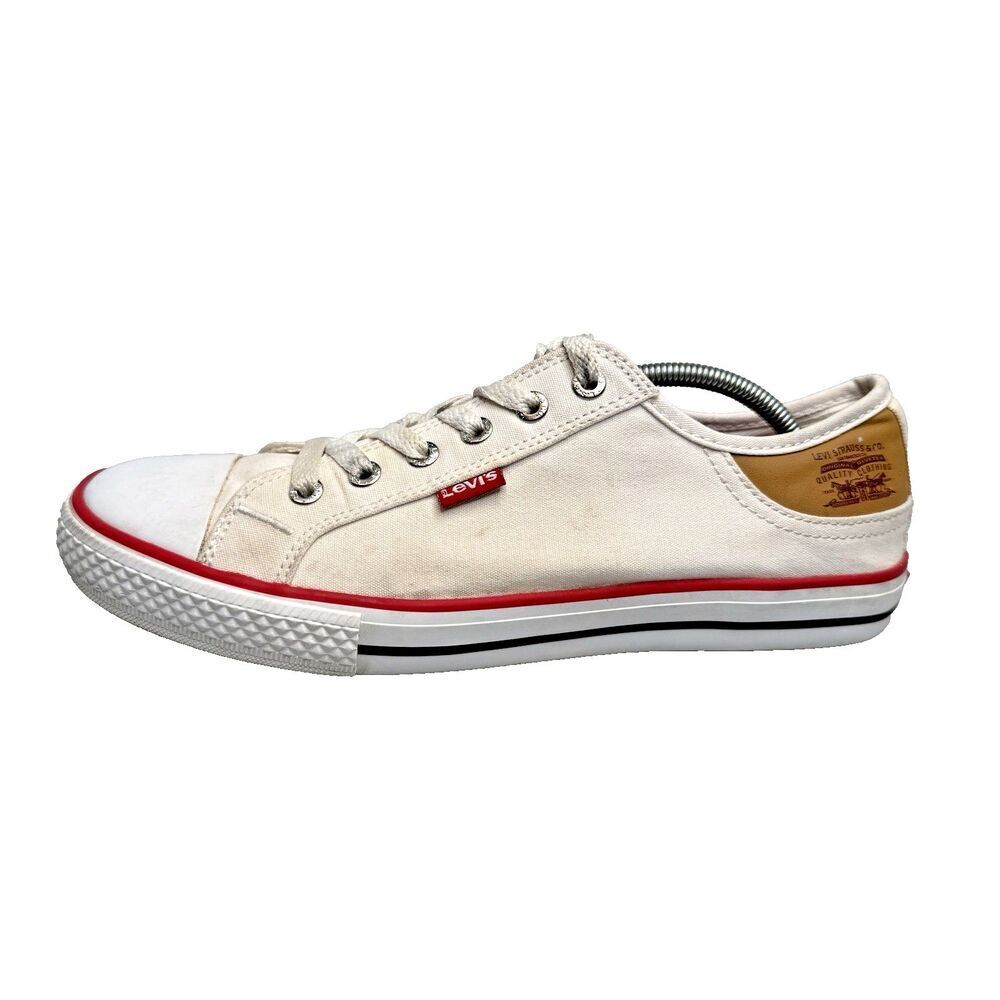 Levi Strauss Women’s Canvas Shoes Model 720238 White US 8.5 UK 6 EU 40 EUC